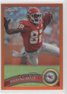 2011 Topps Chrome - [Base] - Retail Orange Refractor #99 - Dwayne Bowe