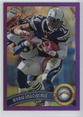 2011 Topps Chrome - [Base] - Retail Purple Refractor #103 - Ryan Mathews /499