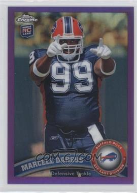 2011 Topps Chrome - [Base] - Retail Purple Refractor #124 - Marcell Dareus /499