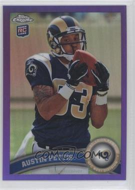 2011 Topps Chrome - [Base] - Retail Purple Refractor #208 - Austin Pettis /499