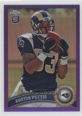 2011 Topps Chrome - [Base] - Retail Purple Refractor #208 - Austin Pettis /499