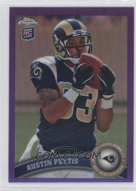 2011 Topps Chrome - [Base] - Retail Purple Refractor #208 - Austin Pettis /499