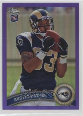 2011 Topps Chrome - [Base] - Retail Purple Refractor #208 - Austin Pettis /499