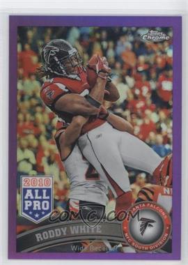 2011 Topps Chrome - [Base] - Retail Purple Refractor #209 - Roddy White /499