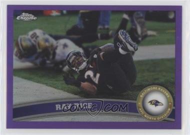 2011 Topps Chrome - [Base] - Retail Purple Refractor #210 - Ray Rice /499