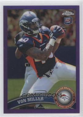 2011 Topps Chrome - [Base] - Retail Purple Refractor #212 - Von Miller /499