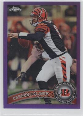 2011 Topps Chrome - [Base] - Retail Purple Refractor #214 - Carson Palmer /499