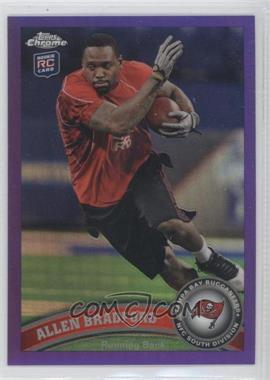 2011 Topps Chrome - [Base] - Retail Purple Refractor #219 - Allen Bradford /499