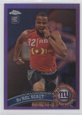 2011 Topps Chrome - [Base] - Retail Purple Refractor #32 - Da'Rel Scott /499