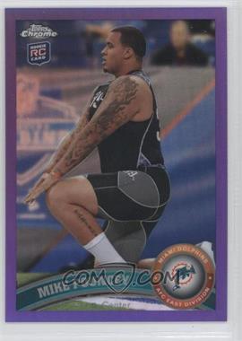 2011 Topps Chrome - [Base] - Retail Purple Refractor #66 - Mike Pouncey /499