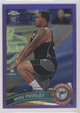 2011 Topps Chrome - [Base] - Retail Purple Refractor #66 - Mike Pouncey /499