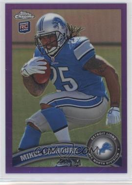 2011 Topps Chrome - [Base] - Retail Purple Refractor #74 - Mikel Leshoure /499