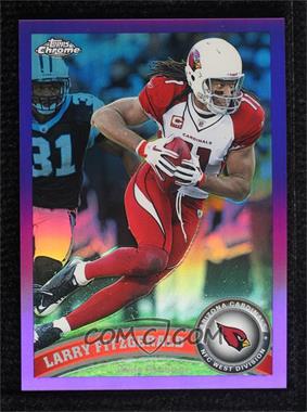 2011 Topps Chrome - [Base] - Retail Purple Refractor #80 - Larry Fitzgerald /499