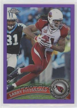 2011 Topps Chrome - [Base] - Retail Purple Refractor #80 - Larry Fitzgerald /499