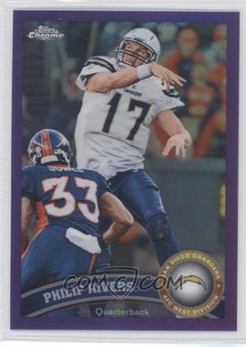 2011 Topps Chrome - [Base] - Retail Purple Refractor #90 - Philip Rivers /499