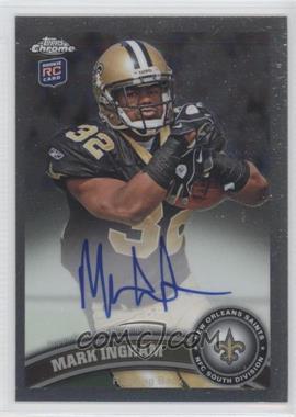 2011 Topps Chrome - [Base] - Rookie Autograph #50 - Mark Ingram