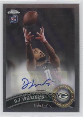 2011 Topps Chrome - [Base] - Rookie Autograph #65 - D.J. Williams