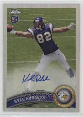 2011 Topps Chrome - [Base] - Rookie Variation Autograph #203 - Kyle Rudolph