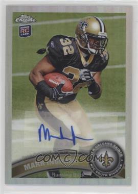 2011 Topps Chrome - [Base] - Rookie Variation Autograph #50 - Mark Ingram