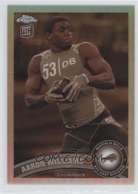 2011 Topps Chrome - [Base] - Sepia Refractor #156 - Aaron Williams /99