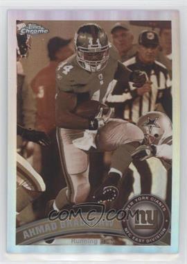 2011 Topps Chrome - [Base] - Sepia Refractor #207 - Ahmad Bradshaw /99 [EX to NM]