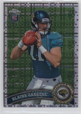 2011 Topps Chrome - [Base] - X-Fractor #55 - Blaine Gabbert