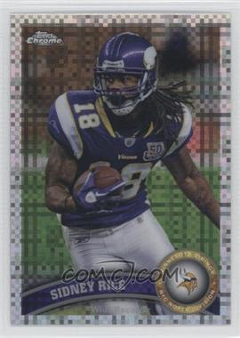 2011 Topps Chrome - [Base] - X-Fractor #84 - Sidney Rice