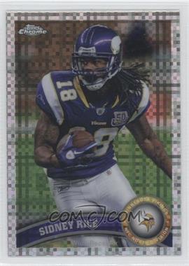 2011 Topps Chrome - [Base] - X-Fractor #84 - Sidney Rice