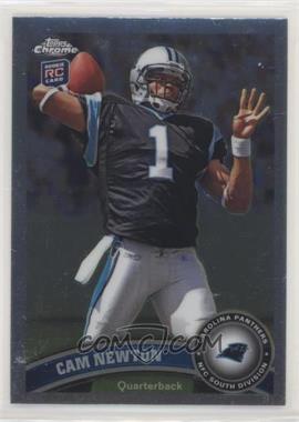 2011 Topps Chrome - [Base] #1.1 - Cam Newton (Throwing Ball) [EX to NM]