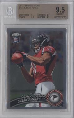 2011 Topps Chrome - [Base] #131.1 - Julio Jones (Ball at chest) [BGS 9.5 GEM MINT]