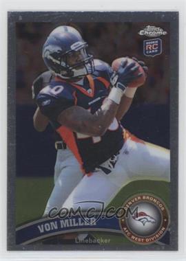 2011 Topps Chrome - [Base] #212.1 - Von Miller (Ball in Both Hands)