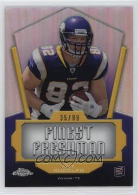 2011 Topps Chrome - Finest Freshman - Refractor #FF-KR - Kyle Rudolph /99