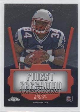 2011 Topps Chrome - Finest Freshman #FF-SR - Stevan Ridley