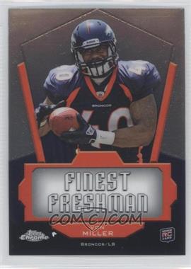 2011 Topps Chrome - Finest Freshman #FF-VM - Von Miller