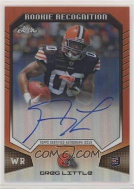 2011 Topps Chrome - Rookie Recognition Autographs #RRA-GL - Greg Little