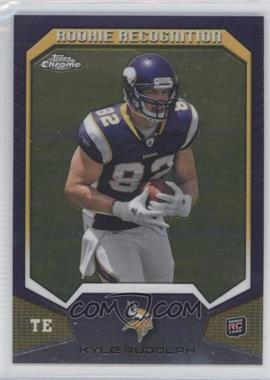 2011 Topps Chrome - Rookie Recognition #RR-KR - Kyle Rudolph