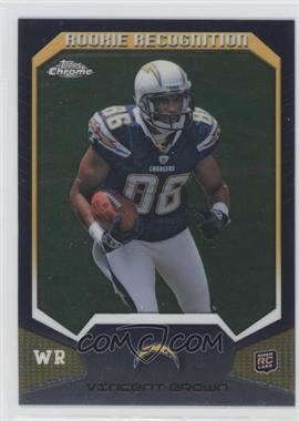 2011 Topps Chrome - Rookie Recognition #RR-VB - Vincent Brown