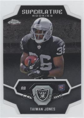 2011 Topps Chrome - Superlative Rookies #SR-TJ - Taiwan Jones