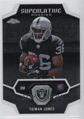 2011 Topps Chrome - Superlative Rookies #SR-TJ - Taiwan Jones