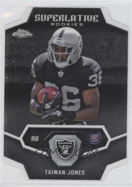 2011 Topps Chrome - Superlative Rookies #SR-TJ - Taiwan Jones