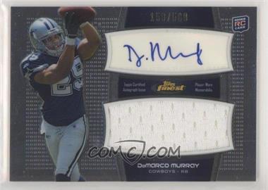 2011 Topps Finest - Autograph Jumbo Relics #AJR-DM - DeMarco Murray /589