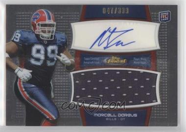 2011 Topps Finest - Autograph Jumbo Relics #AJR-MD - Marcell Dareus /339