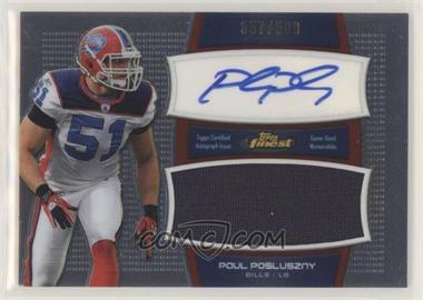 2011 Topps Finest - Autograph Jumbo Relics #AJR-PP - Paul Posluszny /569