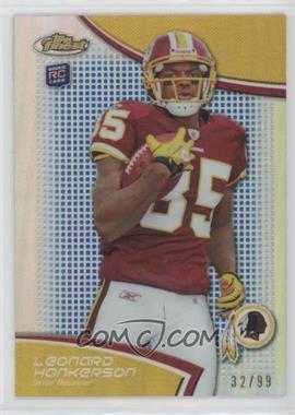 2011 Topps Finest - [Base] - Blue Refractor #121 - Leonard Hankerson /99