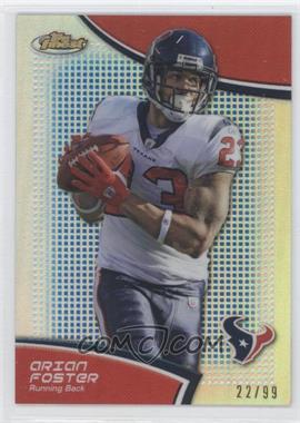 2011 Topps Finest - [Base] - Blue Refractor #30 - Arian Foster /99