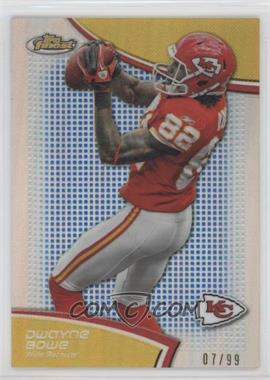 2011 Topps Finest - [Base] - Blue Refractor #55 - Dwayne Bowe /99