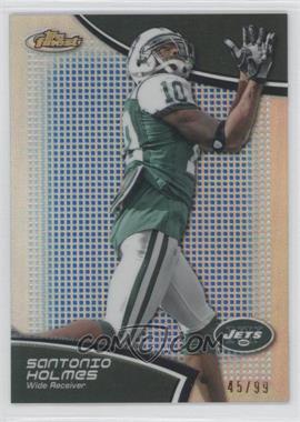 2011 Topps Finest - [Base] - Blue Refractor #59 - Santonio Holmes /99