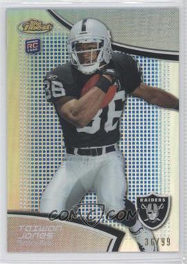 2011 Topps Finest - [Base] - Blue Refractor #69 - Taiwan Jones /99