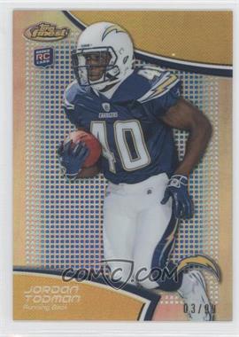 2011 Topps Finest - [Base] - Blue Refractor #77 - Jordan Todman /99