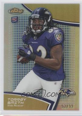 2011 Topps Finest - [Base] - Blue Refractor #81 - Torrey Smith /99